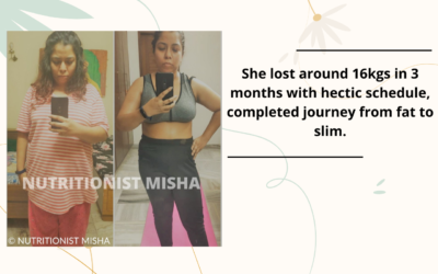 She lost around 16kgs in 3 months with hectic schedule, completed journey from fat to slim.