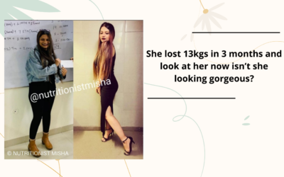 She lost 13kgs in 3 months and look at her now isn’t she looking gorgeous?