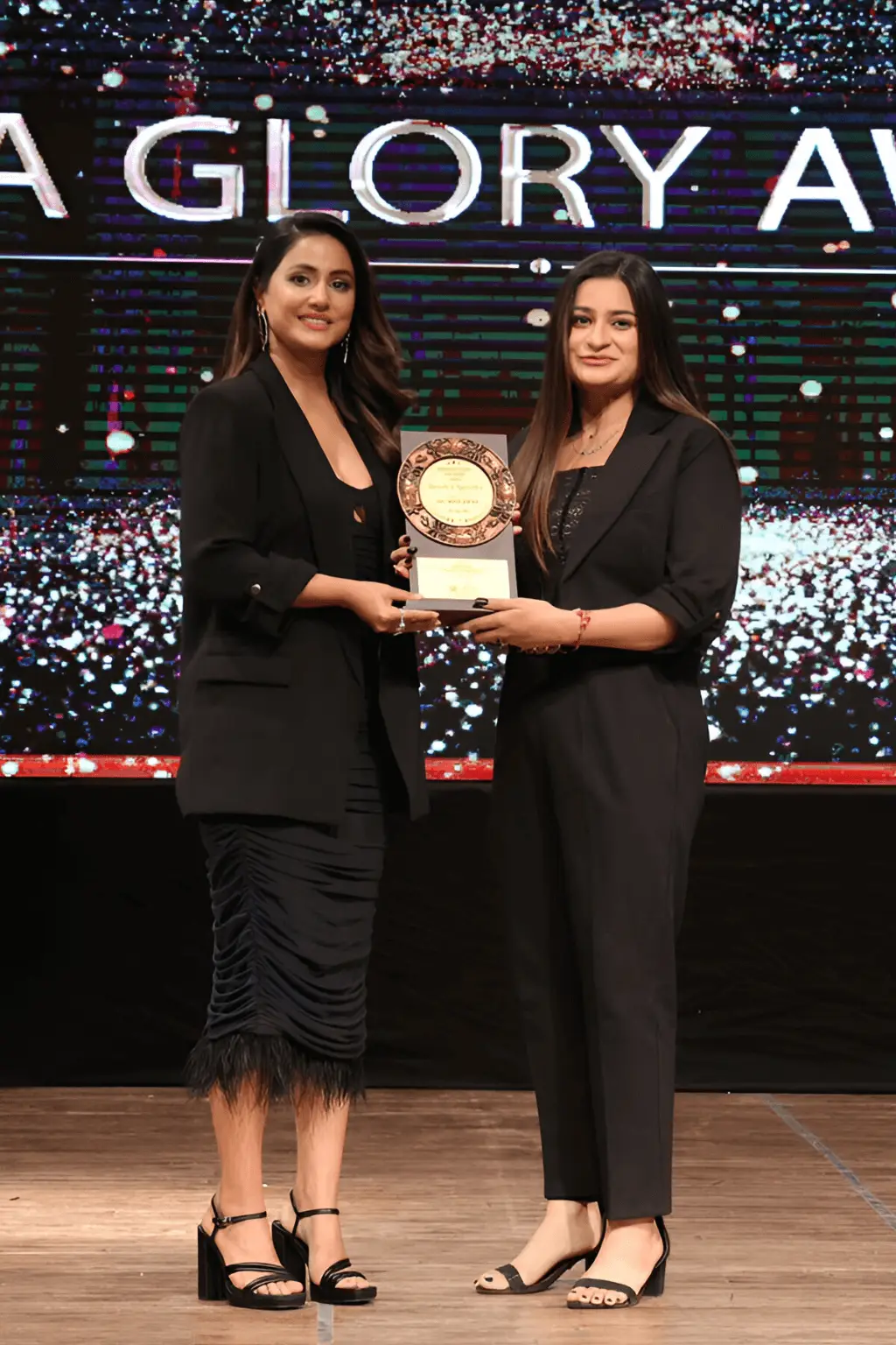 Celebrated for Excellence — Indian Glory Award by Hina Khan